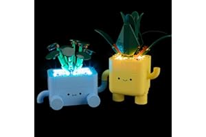 YEABRICKS LED Lumière pour Lego-10349 botanical Petites plantes souriantes Modèle de blocs de construction (ensemble Lego non inclus)