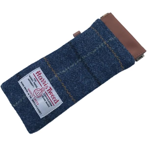 Harris Tweed Keyring – Fabric Hoop / Loop Key Fob, Scottish Gift, Unisex