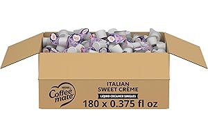 COFFEE MATE Nestle coffee-mate café Creamer, italiano, crema, 180 hilos, líquido cremoso Singles