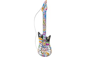 Widmann - Guitarra hinchable, longitud aprox. 105 cm, instrumento, guitarra de aire, fiesta temática, carnaval