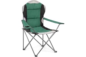 Hyfive Chaise de Camping Pliante - Vert