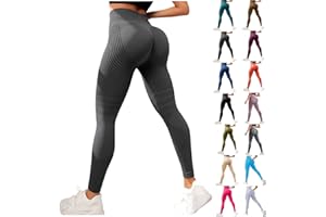 Nuoke Legging Anti Cellulite Femme,Leggings Femme,de Yoga épais Taille Haute avec Poches,3D Legging de Course à Pied pour Femmes Yoga du Visage Sportswear vêtements
