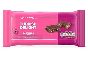 by Amazon Turkish Delight Milk Chocolate Bar, 150g