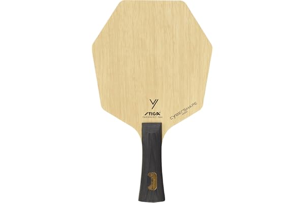 STIGA Cybershape Wood Tennis de Table en Bois – Bois de Tennis de Table en Bois avec Forme Exclusive Cybershape