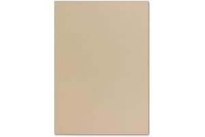 FarbenFroh by GUSTAV NEUSER 50x A4 Carton-Carte - Couleur: Caramel (Marron) - 210 x 297 mm - 240 g/m² - Papier Tonique Carton Photo Papier de Bricolage Carton d'argile