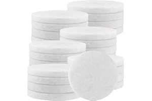 MOUYAT 25 Pcs 65mm White Round Rocks for Painting, Large Flat Round Rocks Stones Smooth Pebbles for Painting Mandala and Kindness Rocks, Crafts, Rock Arts