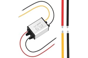 Xdingjiala DC 12V/24V to 5V Buck Converter Module IP67 Waterproof DC 8-30V to 5V 3A 15W MAX Power Transformer Step-down Converter for Robotics, Motor, Automotive, LED,etc