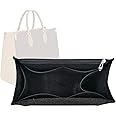 Lckaey Onthego PM MM GM Purse Organizer Handbag Insert for Tote Bag Organizer Purse Organizer1080black-L
