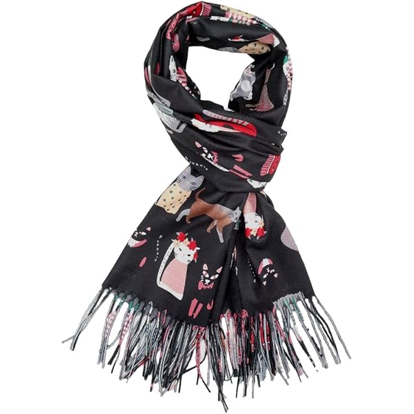 U00e9charpe Femme Rouge U00c9charpe Pashmina Purple Possum - Motif Coquelicots Rouge /noir Possum Scarf