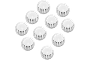 Weddecor Rotondo Attivato Carbonio Protettivo Filtri Accessori Anti-inquinamento Polvere Maschera Valvola Maschera Cover Bocca Filtri Con 7 Scarico Values Per Corsa, Ciclismo & Altro Attività - Bianco