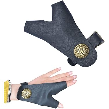 Arco Tiro Sportivo Ruiqas Guanti Da Tiro Con Arco Regolabili Protezione Dita Per Arco Ricurvo E Compound H 473495 - Foto 3