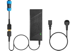 STORCUBE AC auf XT60 Ladegerät 12V/10A 120W und XT60-zu-Luftfahrtstecker, für direkten Laden des S1000 und S1000 PRO，Geeignet für den Einsatz im Winter und in der Regenzeit
