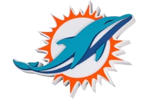 FANFAVE Foam Fanatics NFL Miami Dolphins 3D Foam Wall Sign