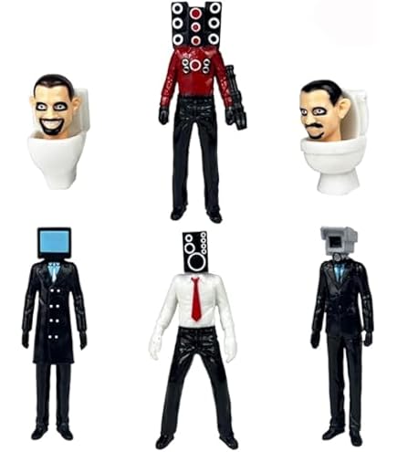 Skibidi Toilet Deluxe RC - Figurine Télécommandée Officielle 30,5 Cm - Animation YouTube - Action Tête Qui Tourne Et Sons