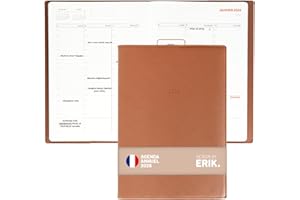 Grupo Erik - Agenda 2026 Semainier A4, Agenda Professionnel 2026 | Semainier Vertical, en Français, Carnet de Rendez-Vous