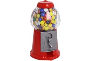 ‎REWU Retro Kaugummispender Rot Mit Münzeinwurf Kaugummiautomat Must Have Gadget Bonbonspender