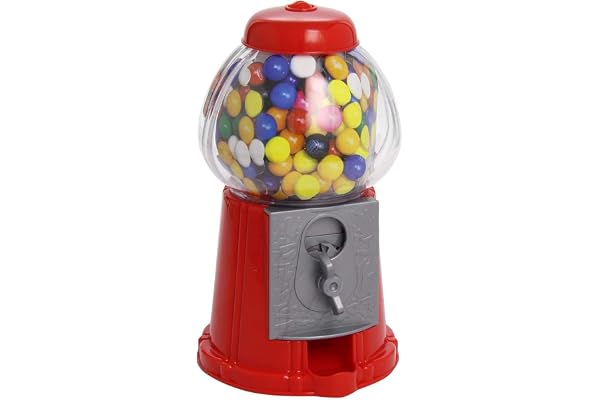 Distributeur de gomme à mâcher rétro Rouge avec porte-monnaie Distributeur de gommes à mâcher Must Have Gadget Distributeur de bonbons