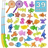 Angeln spielzeug, Badespielzeug, 39 Stücke Magnetisches...