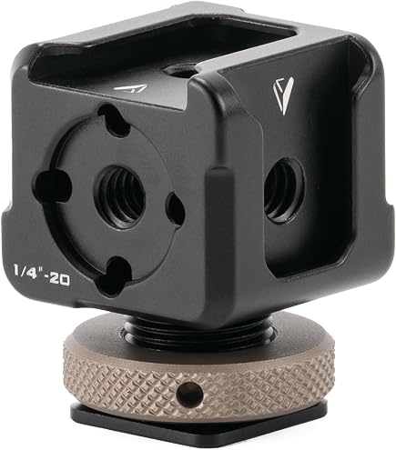Rail NATO Patin Froid Plaque Montage OTAN Tilta - Rail NATO Patin Froid Filetage 1/4-20 - Pour Cage Caméra Rail OTAN