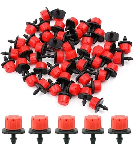 10 Pcs 5-testa Micro Impianto di irrigazione di Ne... - Grandado