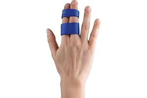 Thuasne - Bandes de Maintien Doigts - Reprise Sportive après Entorse, Luxation, Fracture - 2 Bandes Indépendantes, Maintien Souple, Serrage Adaptable - Dispositif Médical CE - Taille Unique