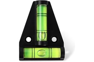 GUDALEA Niveau à bulle croisé - Petit mini niveau pour caravanes et camping-cars - Niveleur et accessoires pour équipements de photographie