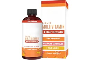 Hårtillväxtserum, multivitamin för kvinnor, 1 st | Persika mango; för daglig skönhet; stöder hårvolym, hudens jämnhet, daglig