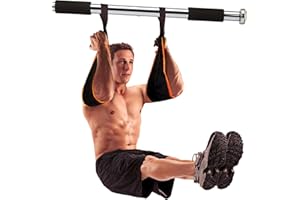 Taeku Correas Abdominales, AB Straps para Entrenamiento Abdominal Fitness Barra de Tracción Slings para Barra de Dominadas Soporte para Brazos