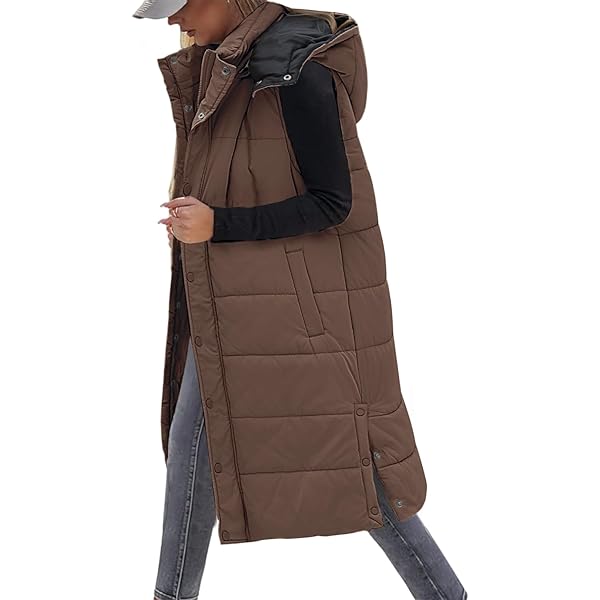 Rave on Friday Damesvest, licht gewatteerd vest, opstaande kraag, mouwloos, vest, herfst, winter, warm overgangsvest voor buiten, S-XXL, wit, XL