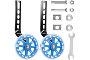 MEISHANG Estabilizador de Bicicletas para Adultos,Ruedas de Apoyo para Bicicleta Infantil,Bicicleta Infantil Ruedines,Bicicleta Estabilizador Ruedas,Ruedas de Apoyo para Bicicleta de Niños