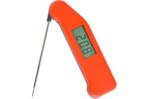 ETI SuperFast Thermapen 3 Classic Food Thermometer (Orange) - Digital Instant Read Meat Thermometer for Kitchen, Food Cooking, Grill, BBQ, Smoker, Candy, Home Brewing, Coffee, and Oil Deep Frying