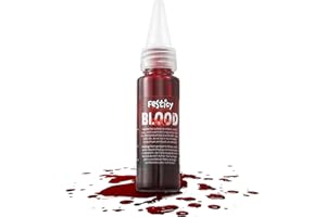 Festicy Premium Faux Sang 25ml I Sang de Halloween I Faut Sang pour Costumes de Vampires, Monstres et Zombies I Faux Sang Lavable pour Halloween I Fake Blood I Real Look (Faux Sang)