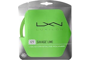 Wilson Cordages pour Raquette Luxilon, Savage 127, Rouleau de 12,2 mètres, Vert Clair, 1,27 mm, Unisexe, WRZ994500