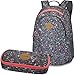 Produktbild DAKINE 2er SET Rucksack Schulrucksack Laptop 20l GARDEN + SCHOOL CASE Mäppchen Wallflower II