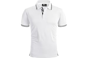 SwissWell Koszulka polo lato męskie szybkie suszenie oddychająca koszula z krótkim rękawem mężczyźni z krótkim rękawem na zewnątrz koszulka regularne dopasowanie