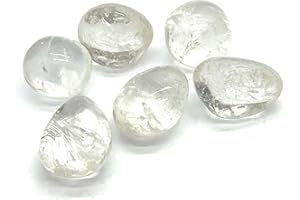 A BUENOS PRECIOS - Cuarzo blanco natural pulida calidad AAA - Pack 4 unidades - Cristales naturales y piedras preciosas - Reiki curación de chakras - Piedras curativas sanación (Cuarzo blanco)