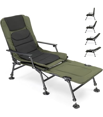 Chaise De Pêche Carp Spirit Classic Level – 48x70x40 Cm, 4 Kg, Charge Max 100 Kg