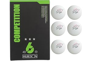 Fancylande - Pelotas de tenis de mesa, 3 estrellas, tenis de mesa, 6 pelotas de juego de fformación profesional