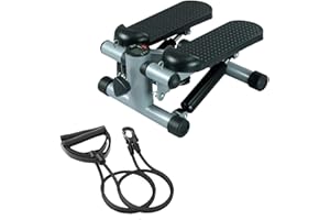 INVERSE SPORTS Mini Steppers for Exercise Workout Machine | Home Cardio Mini Stepper Machine | Step Machine Exerciser for Home Fitness (Grey)