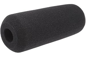 HUIOP Spugna in Schiuma per Microfono, Copertura per Parabrezza in Spugna di Schiuma per Microfono da 12 cm per Microfono