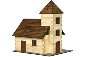 Walachia 8594036430129 - Nr. 12 Kirche Holz Modellbauset, Modellbahn Spur 1/ LGB 1:32