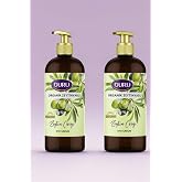 Duru Organik Zeytinyağli Zeytin &Ccedil;i&ccedil;eği Sivi Sabun 750 Ml X 2 Adet (1500 Ml) / Vegan &Uuml;r&uuml;n