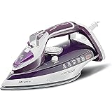Ariete 6243 Steam Iron 2200W - Ferro da Stiro, Piastra in ceramica, Colpo vapore 140 gr/min, 2200 W, Serbatoio 320 ml, Bianco