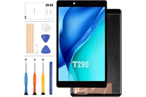 LADYSON Screen Replacement for Samsung Galaxy Tab A 8.0 2019 T290 SM-T290 LCD Display Touch Digitizer Full Glass Screen Assembly with Repair Tools Kit (Black)