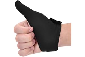 Yuehuamech Guanti da Bowling Adulto Destra/Sinistra Bowling Ball Sport Finger Grip GRAND Ingranaggi Guanto Protettivo Pollice Stabilizzatore Dito Splint Thumb Supporto Compressione