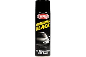 CarPlan Original Black, Trim & Bumper Shine, Protective Silicone Spray, 500 ml