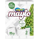 S&uuml;per Maylo Bambu Katkılı Tuvalet Kağıdı 40lı