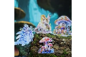 ‎TA MERRY Ta Merry Scrapbooking Stickers Set 96 Pcs Journal Zubehör Wald Stickers Dekorative Ästhetik für Alben,Scrapbooking,Journale oder andere Handarbeiten(Fairytale Forest)