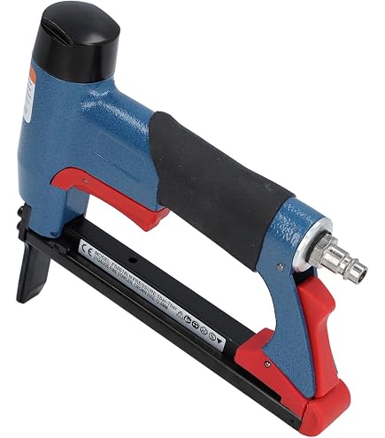 Pistola Sparachiodi Pneumatica 16.2mm Per Borchie - Leggera, Per Tappezzeria Mobili, Fai Da Te, Con Vassoio Carica