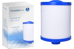 Wadoy Hot Tub Filter, Spa Filter Compatible with Unicel 6CH-940 Pleatco PWW50 PWW50P3 Filbur FC-0359, Waterways 817-0050, 25252, 378902, 03FIL1400